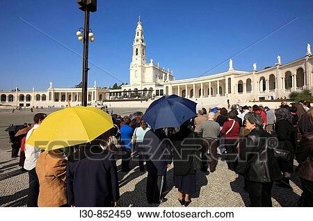 Basilica of Our Lady of Fatima, Fatima, Portugal View Large Photo Image Stock Photo - Basilica of Our Lady of Fatima, Fatima, Portugal. Fotosearch