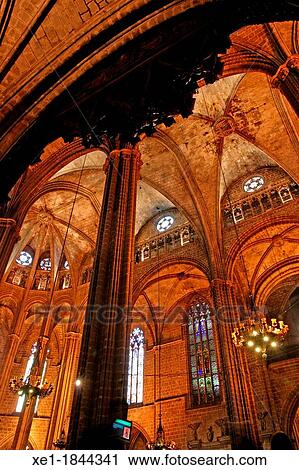 Basilica of Santa Eulalia, Barcelona Cathedral, Barcelona, Catalonia, Spain View Large Photo Image Stock Image - Basilica of Santa Eulalia, Barcelona Cathedral, Barcelona, Catalonia, Spain. Fotosearch