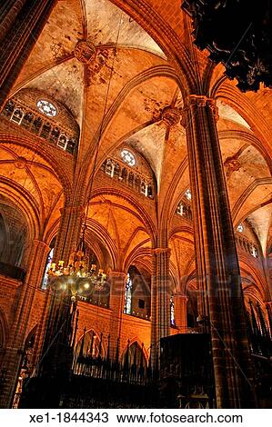 Basilica of Santa Eulalia, Barcelona Cathedral, Gothic, Barcelona, Catalonia, Spain View Large Photo Image Stock Image - Basilica of Santa Eulalia, Barcelona Cathedral, Gothic, Barcelona, Catalonia, Spain. Fotosearch