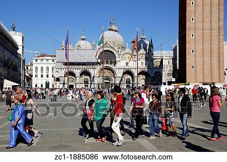 Basilica San Marco in Venice - Caution: For the editorial use only Not for advertising or other commercial use! View Large Photo Image Stock Photograph - Basilica San Marco in Venice - Caution: For the editorial use only Not for advertising or other commercial use!. Fotosearch