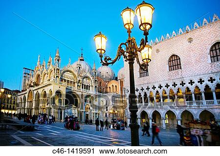 Stock Image - Basilica San Marco, Venice, Veneto, Italy. Fotosearch