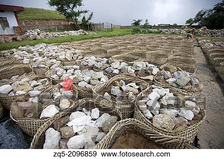 Baskets with Supari. (areca nut ) Stones on top. Cherrapunjee, Meghalay, India. View Large Photo Image Stock Photo - Baskets with Supari. (areca nut ) Stones on top. Cherrapunjee, Meghalay, India.. Fotosearch