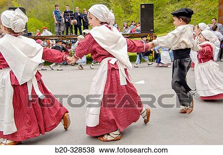 Stock Photo - Basque folklore. Fiestas de la Cruz. Legazpi. Gipuzcoa. Basque Country. Spain. Fotosearch