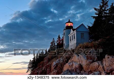 Bass Harbor Light, Bass Harbor, Acadia National Park, Maine, ME, USA View Large Photo Image Stock Photography - Bass Harbor Light, Bass Harbor, Acadia National Park, Maine, ME, USA. Fotosearch