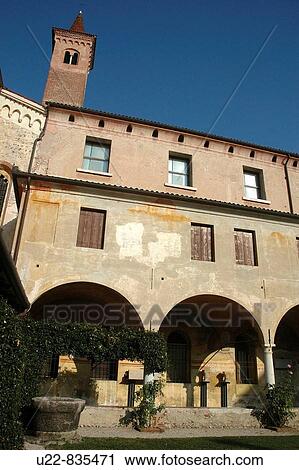 Bassano del Grappa Italy, the cloister of the former Hospital of San Francesco convent View Large Photo Image Stock Image - Bassano del Grappa Italy, the cloister of the former Hospital of San Francesco convent. Fotosearch
