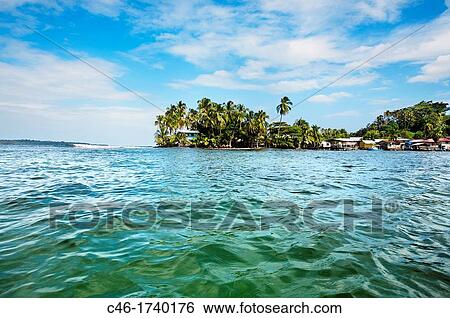 Bastimentos island, Bocas del Toro province, Caribbean sea, Panama. View Large Photo Image Stock Photograph - Bastimentos island, Bocas del Toro province, Caribbean sea, Panama.. Fotosearch