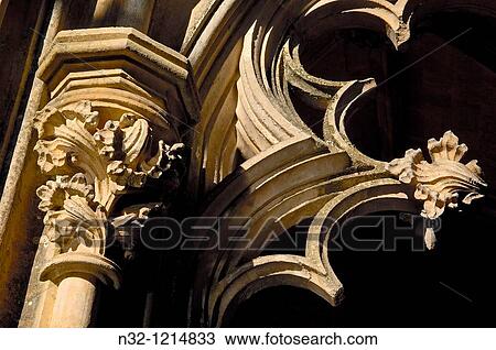 Batalha Cloister detail at Monastery of Santa Maria da Vitoria Batalha Monastery UNESCO World Heritage Leiria district Estremadura Portugal. View Large Photo Image Stock Image - Batalha Cloister detail at Monastery of Santa Maria da Vitoria Batalha Monastery UNESCO World Heritage Leiria district Estremadura Portugal.. Fotosearch