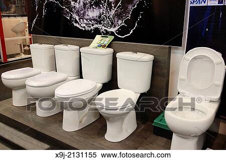 Stock Photography - bathroom furniture on display. Fotosearch