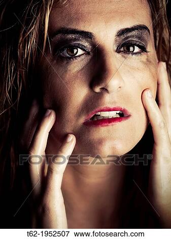 Stock Photo - Battered women.. Fotosearch