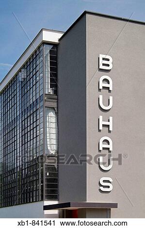Bauhaus, Bauhaus-Building, close-up balconies, Dessau-Ro? lau, Saxonia-Anhalt, Germany, Europe View Large Photo Image Stock Image - Bauhaus, Bauhaus-Building, close-up balconies, Dessau-Ro? lau, Saxonia-Anhalt, Germany, Europe. Fotosearch