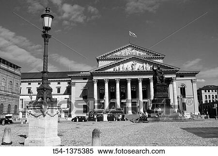 Bavarian State Opera in Munich View Large Photo Image Stock Photography - Bavarian State Opera in Munich. Fotosearch