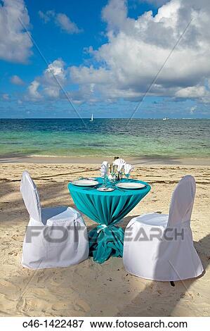 Stock Photo - Bavaro beach, Punta Cana, Dominican Republic, West Indies, Caribbean. Fotosearch