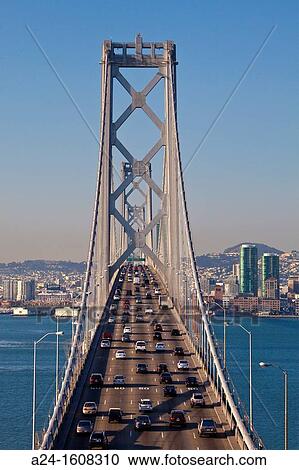 Stock Image - Bay Bridge, San Francisco, California, USA. Fotosearch