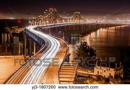 Stock Image - Bay Bridge, San Francisco, California, USA. Fotosearch