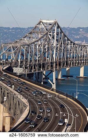 Bay Bridge, San Francisco, California, USA View Large Photo Image Stock Photo - Bay Bridge, San Francisco, California, USA. Fotosearch