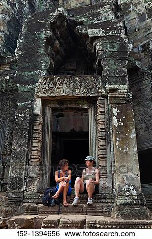 Bayon Temple Angkor Siem Reap town, Siem Reap province Cambodia, Asia. View Large Photo Image Stock Photograph - Bayon Temple Angkor Siem Reap town, Siem Reap province Cambodia, Asia.. Fotosearch