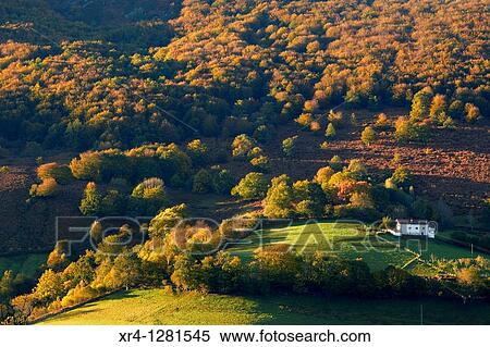 Stock Photography - Baztan Valley, Baztan, Elizondo Baztan, Navarra Nafarroa, Spain Espaa. Fotosearch