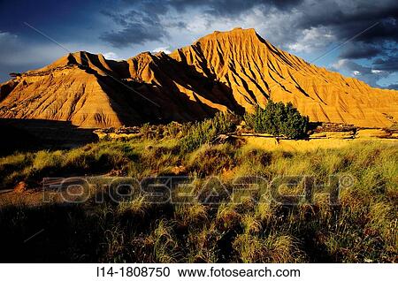 Stock Image - BBrdena Blanca, BBrdenas Reales, Navarre, Spain. Fotosearch