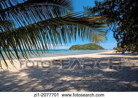 Stock Image - beach at Koh Phangan, Thailand. Fotosearch