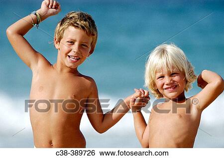 Stock Photograph - beach buddies. Fotosearch