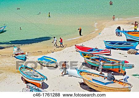 beach, Hammamet, Tunisia. View Large Photo Image Stock Photo - beach, Hammamet, Tunisia.. Fotosearch