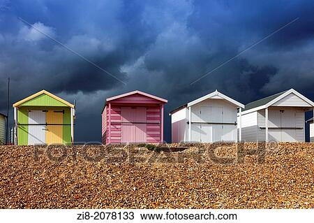 Beach huts at Hove, East Sussex, England View Large Photo Image Stock Image - Beach huts at Hove, East Sussex, England. Fotosearch