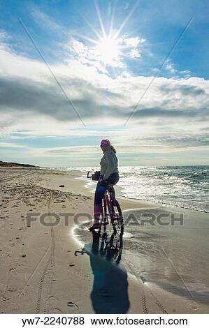 Stock Photo - beach in Bialogora, Poland.. Fotosearch