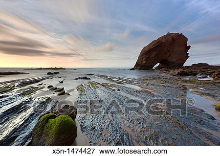 Stock Photo - Beach in Santa Cruz, Torres Vedras, Portugal, Europe. Fotosearch