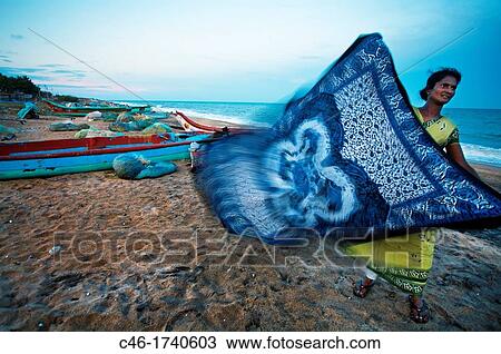 Beach, Mahabalipuram Mamallapuram, Tamil Nadu, India. View Large Photo Image Stock Image - Beach, Mahabalipuram Mamallapuram, Tamil Nadu, India.. Fotosearch