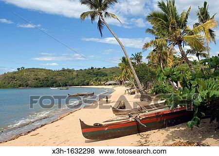 beach of Ampasipohy, Nosy Be island, Republic of Madagascar, Indian Ocean View Large Photo Image Stock Photo - beach of Ampasipohy, Nosy Be island, Republic of Madagascar, Indian Ocean. Fotosearch