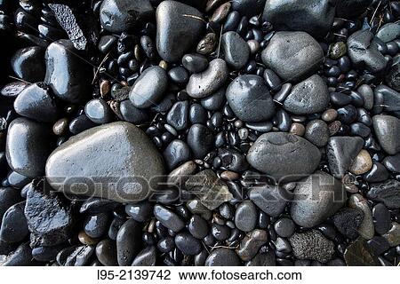 Stock Image - Beach of Vik, Iceland.. Fotosearch