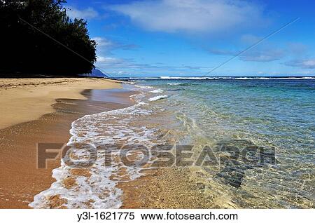 Beach on Na Pali coast, Kauai Island, Hawaii Islands, USA View Large Photo Image Stock Photography - Beach on Na Pali coast, Kauai Island, Hawaii Islands, USA. Fotosearch