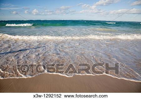 Beach, Punta Cana, Dominican Republic, Caribbean. View Large Photo Image Stock Image - Beach, Punta Cana, Dominican Republic, Caribbean.. Fotosearch