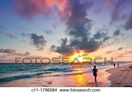 Picture - beach, Riu Palace, hotel, Punta Cana, Dominican Republic, Caribbean. Fotosearch