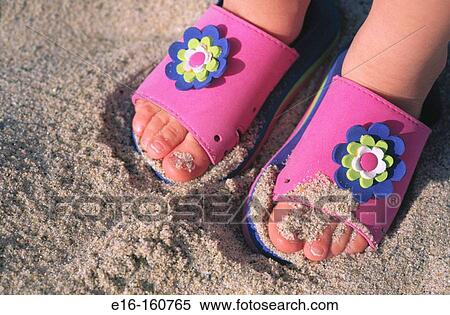 Stock Photography - Beach sandals. Fotosearch