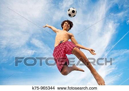 Picture - beach soccer. Fotosearch