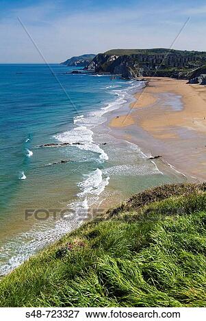Beach, Sopelana. Biscay, Euskadi, Spain View Large Photo Image Stock Photo - Beach, Sopelana. Biscay, Euskadi, Spain. Fotosearch
