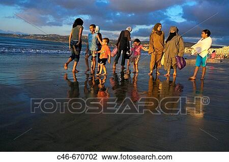 Beach. Tangier. Mediterranean coast. Morocco View Large Photo Image Stock Image - Beach. Tangier. Mediterranean coast. Morocco. Fotosearch