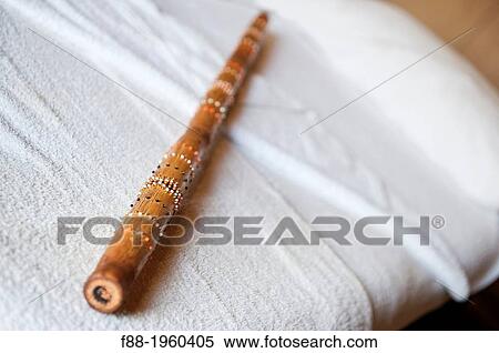 Stock Photography - beaded bamboo reed, Pilanesburg, North West Province, South Africa. Fotosearch