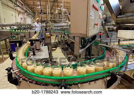 Bean bottling, Production line of canned vegetables and beans, Canning Industry, Agri-food, Logistics Center, Gutarra-Riberebro Group, Villafranca, Navarre, Spain View Large Photo Image Stock Image - Bean bottling, Production line of canned vegetables and beans, Canning Industry, Agri-food, Logistics Center, Gutarra-Riberebro Group, Villafranca, Navarre, Spain. Fotosearch
