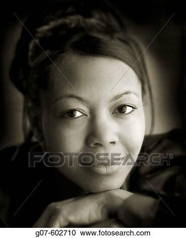 beautiful black African American woman close up portrait head shot View Large Photo Image Stock Image - beautiful black African American woman close up portrait head shot. Fotosearch