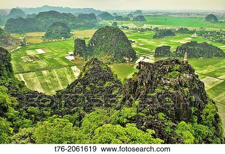 beautiful limestone karst mountains in Ninh Binh, Vietnam. View Large Photo Image Stock Photo - beautiful limestone karst mountains in Ninh Binh, Vietnam.. Fotosearch