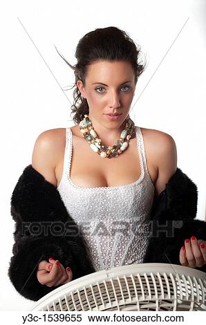 Beautiful woman in mink coat View Large Photo Image Stock Photography - Beautiful woman in mink coat. Fotosearch