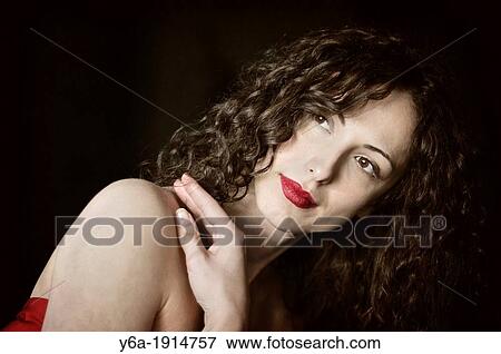 Beautiful young woman portrait View Large Photo Image Stock Photo - Beautiful young woman portrait. Fotosearch