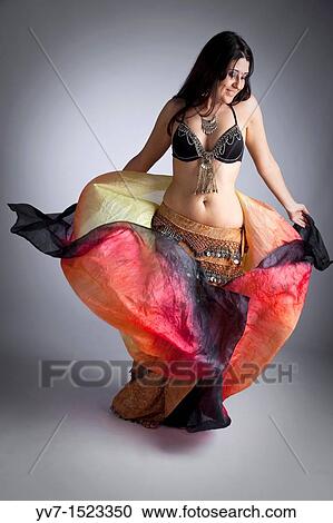 Beautifull belly dancer with veil View Large Photo Image Stock Image - Beautifull belly dancer with veil. Fotosearch