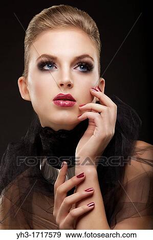 Beauty image of a beautiful young woman View Large Photo Image Stock Photo - Beauty image of a beautiful young woman. Fotosearch