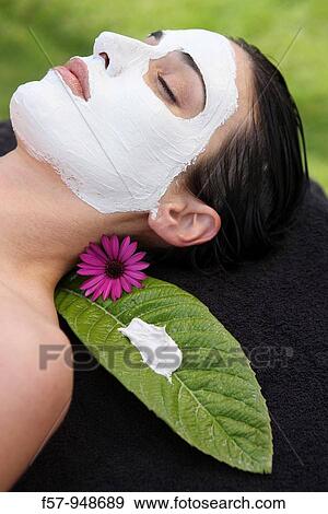 Beauty mask View Large Photo Image Stock Photo - Beauty mask. Fotosearch