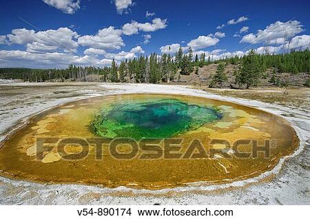 Beauty Pool, Yellowstone National Park, Wyoming, USA View Large Photo Image Picture - Beauty Pool, Yellowstone National Park, Wyoming, USA. Fotosearch