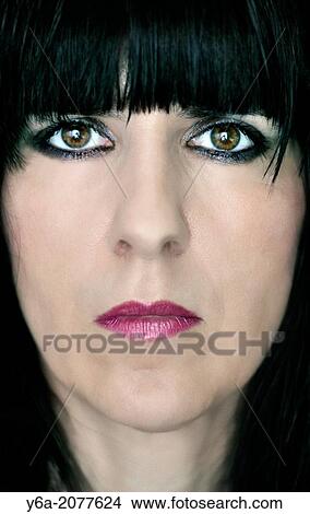 Beauty portrait of mid adult woman. View Large Photo Image Picture - Beauty portrait of mid adult woman.. Fotosearch
