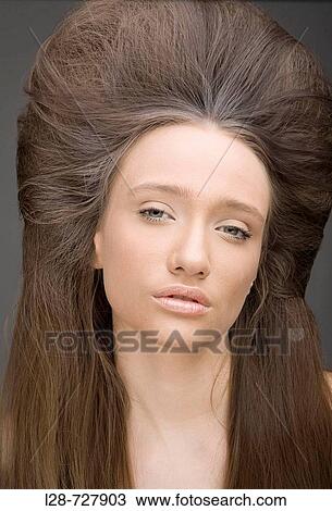 Stock Image - beauty woman portrait. Fotosearch